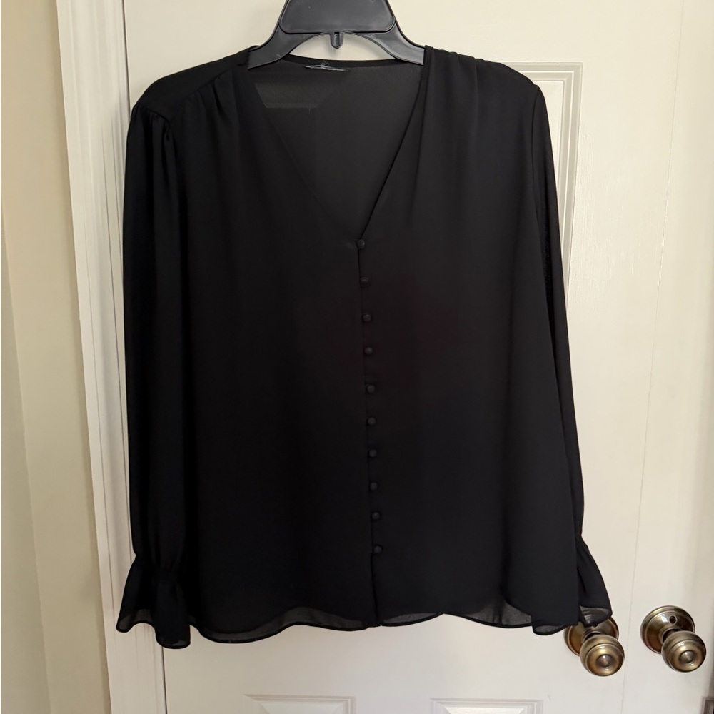 Elegant Black Women's Blouse